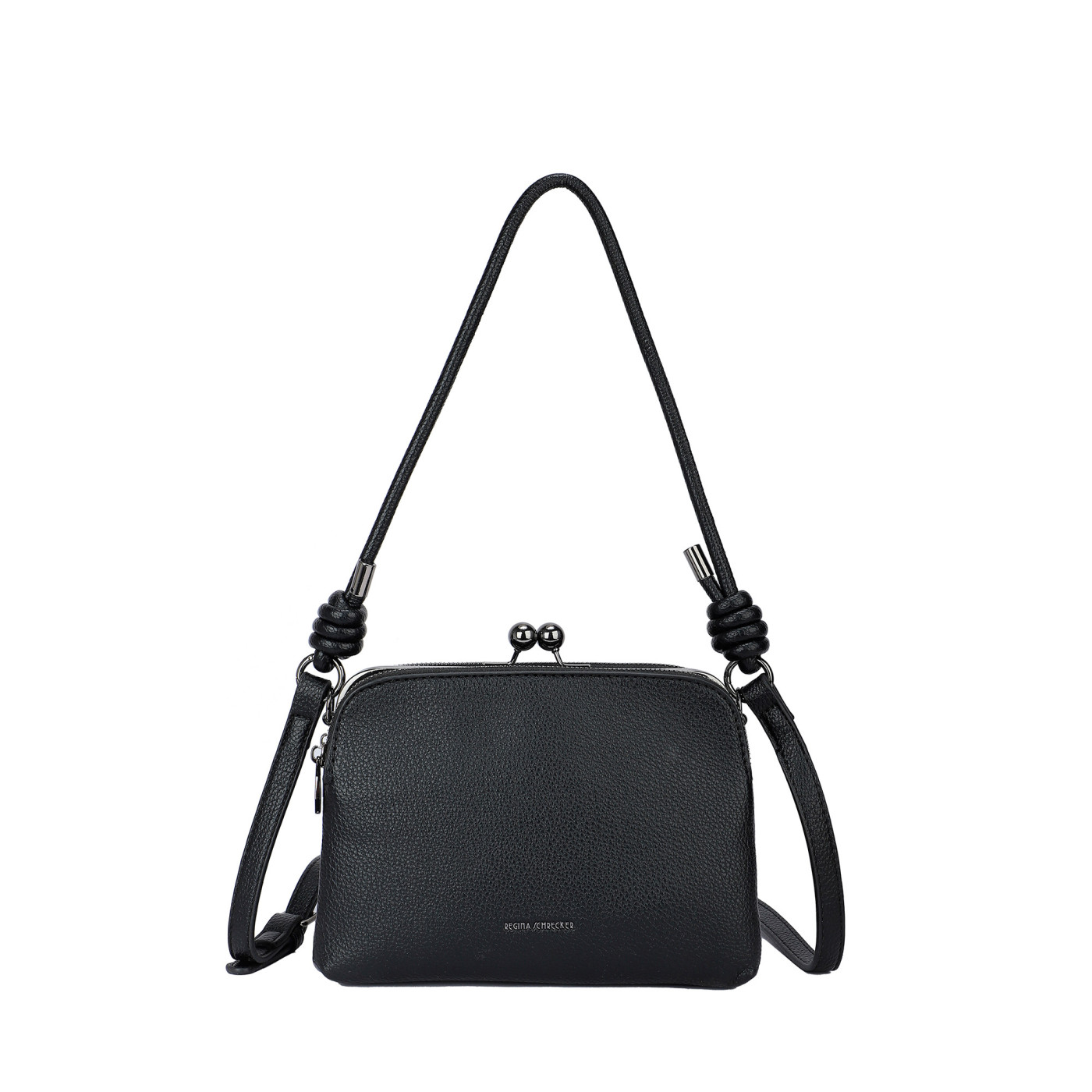Shoulder bag with grandmother clasp