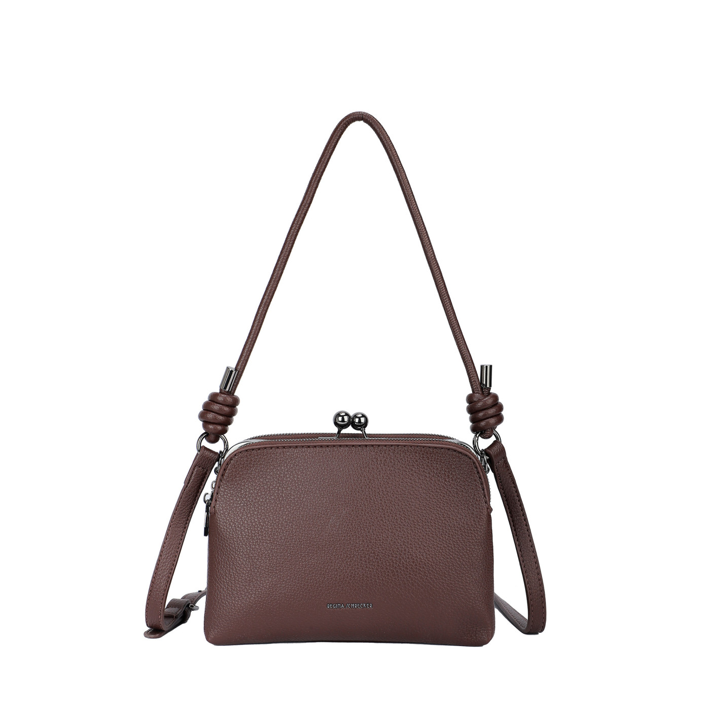 Shoulder bag with grandmother clasp