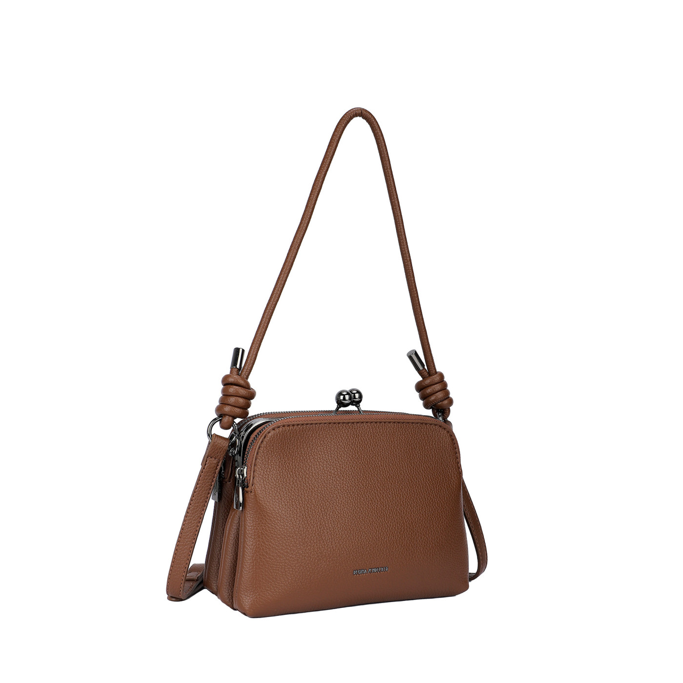 Shoulder bag with grandmother clasp
