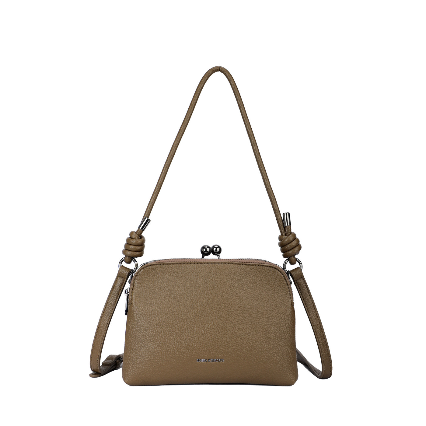 Shoulder bag with grandmother clasp