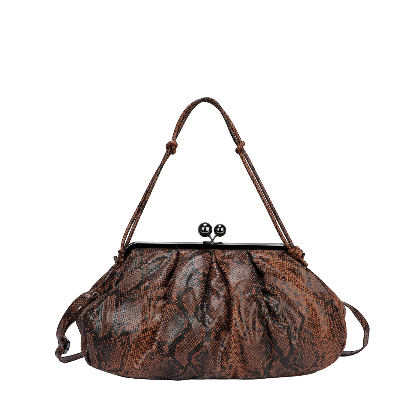 Bolso de hombro con estampado tigresa