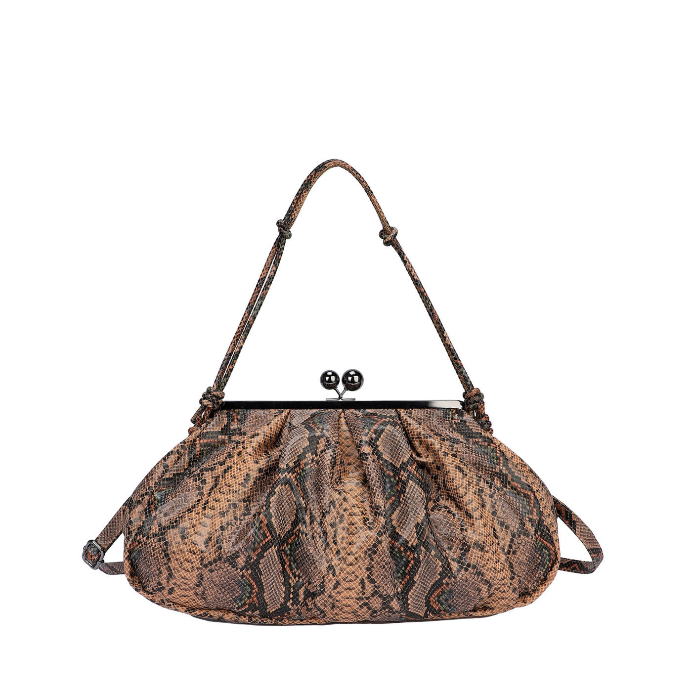 Bolso de hombro con estampado tigresa