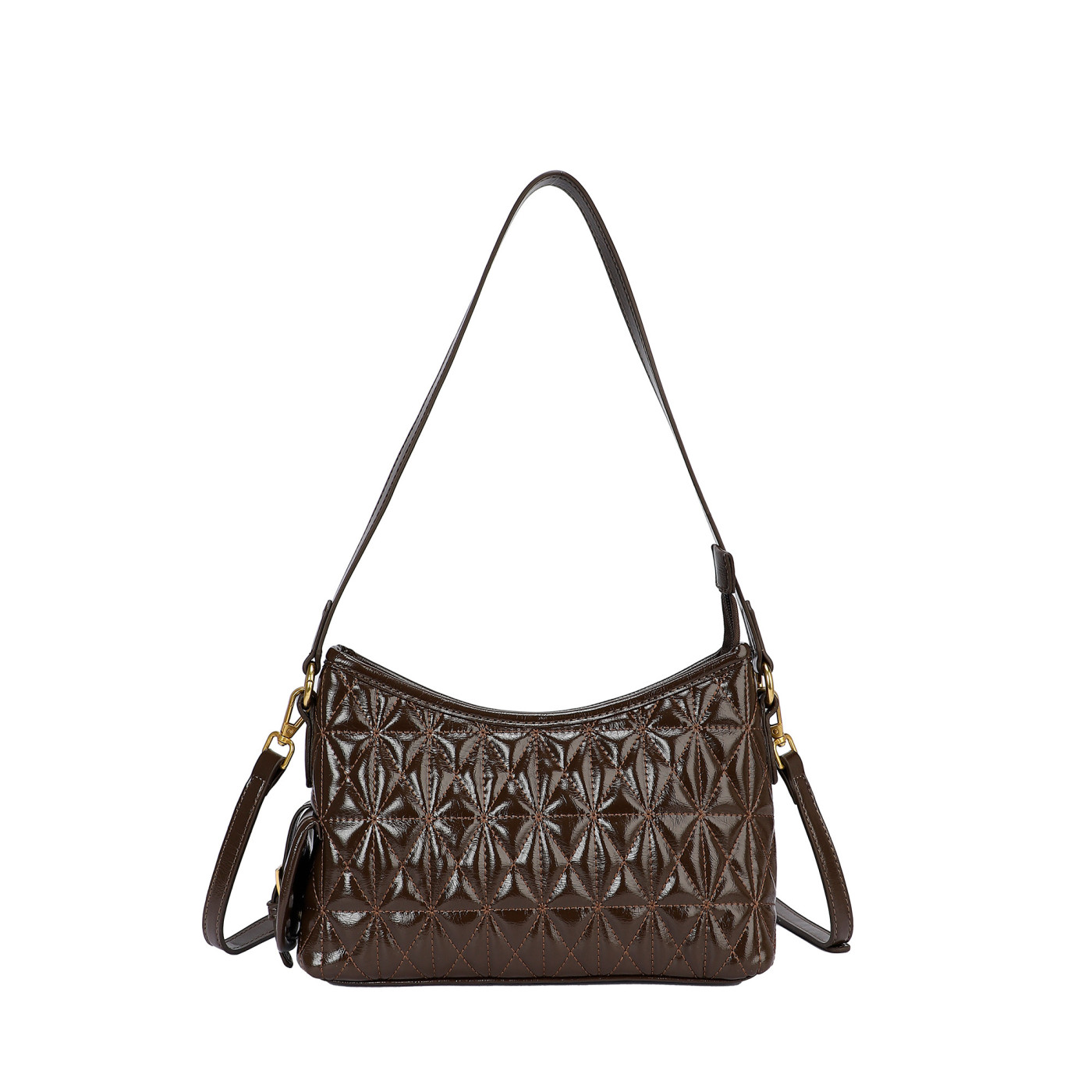 Borsa a tracolla in vernice