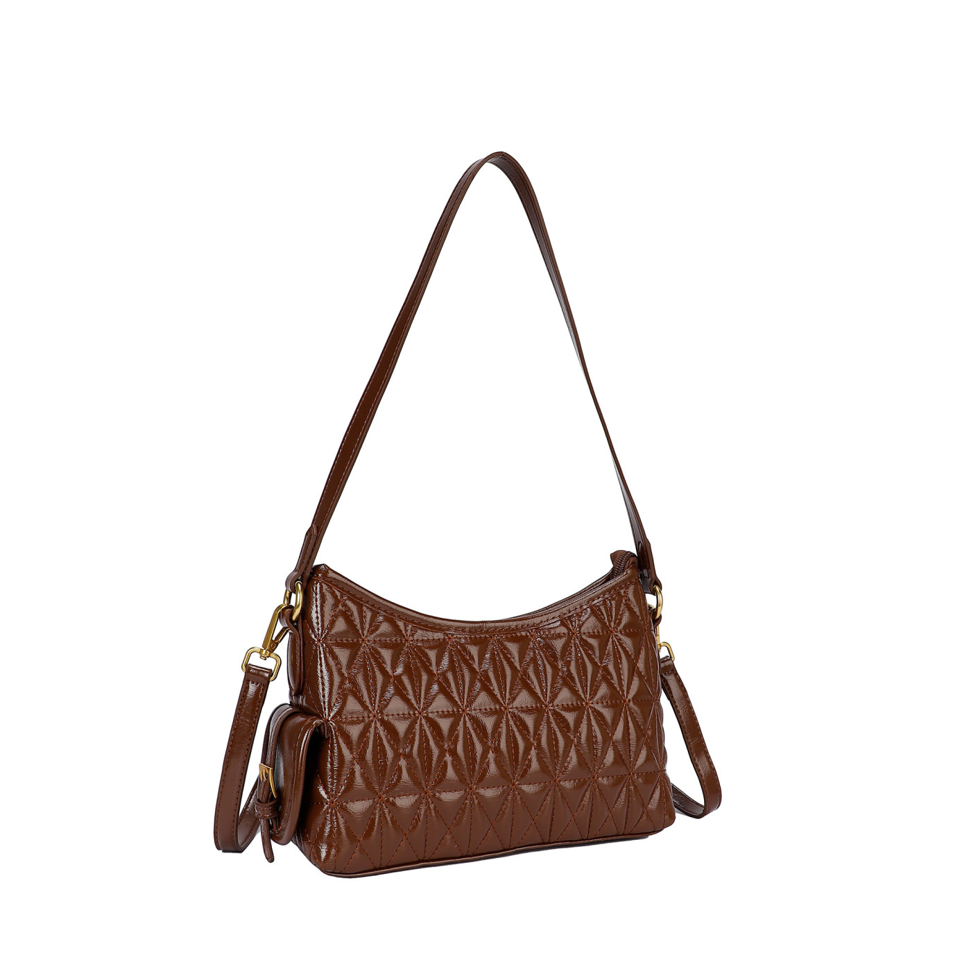 Borsa a tracolla in vernice