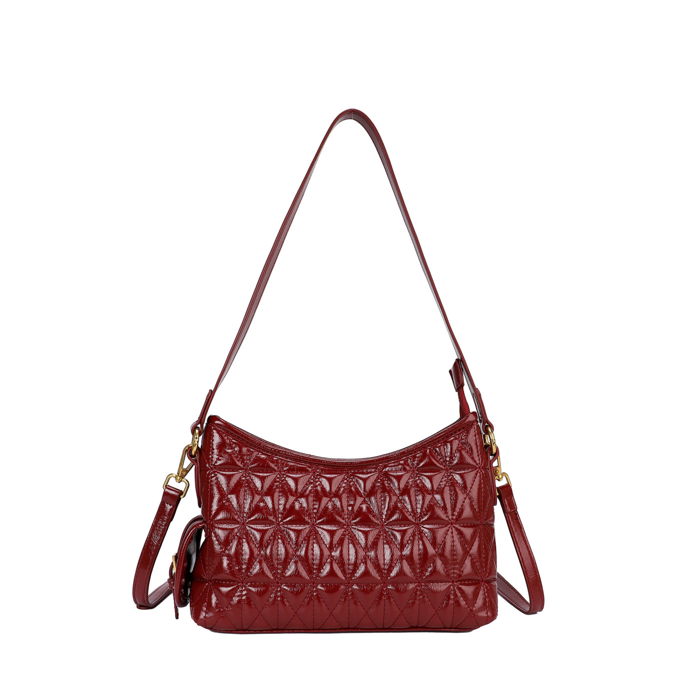 Borsa a tracolla in vernice