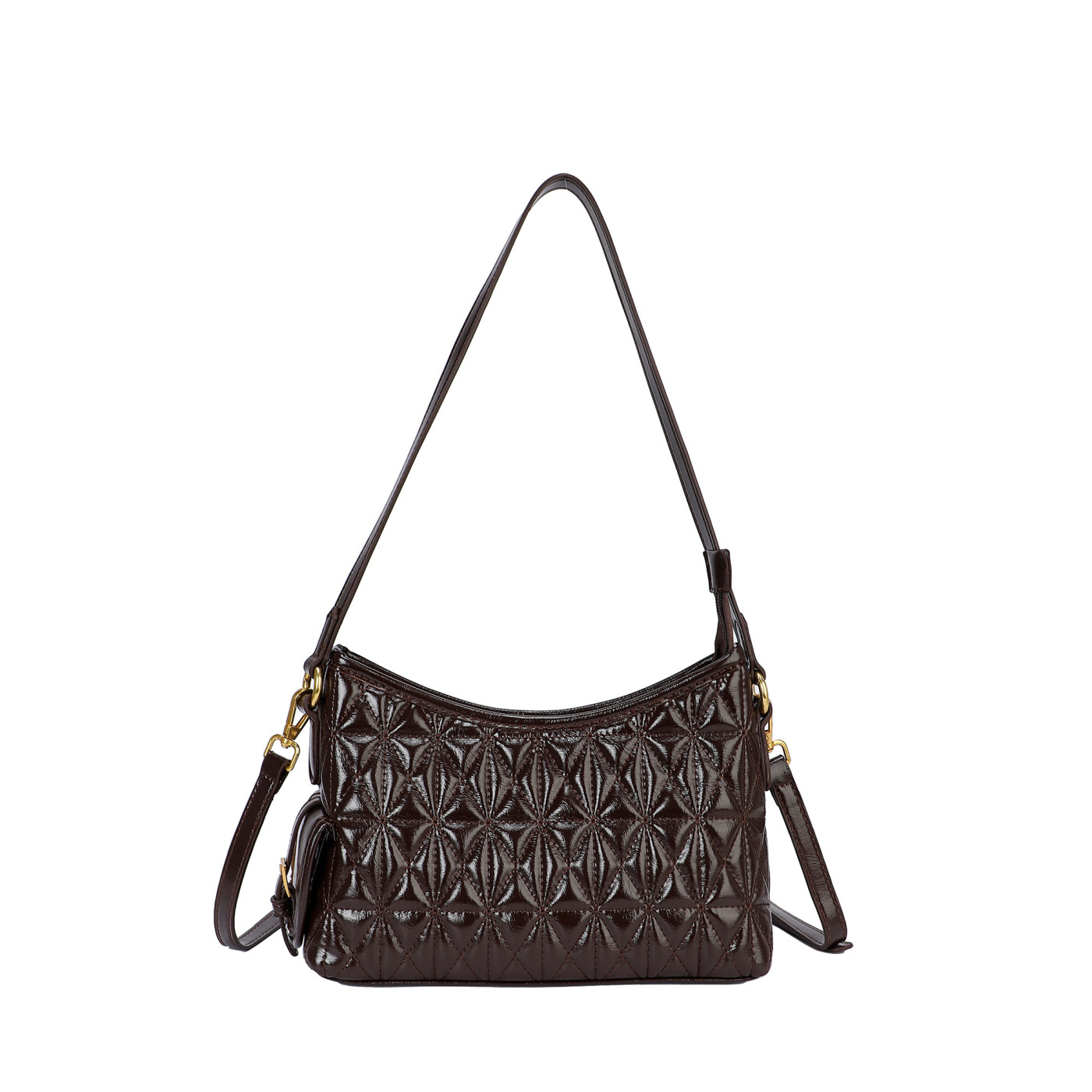 Borsa a tracolla in vernice
