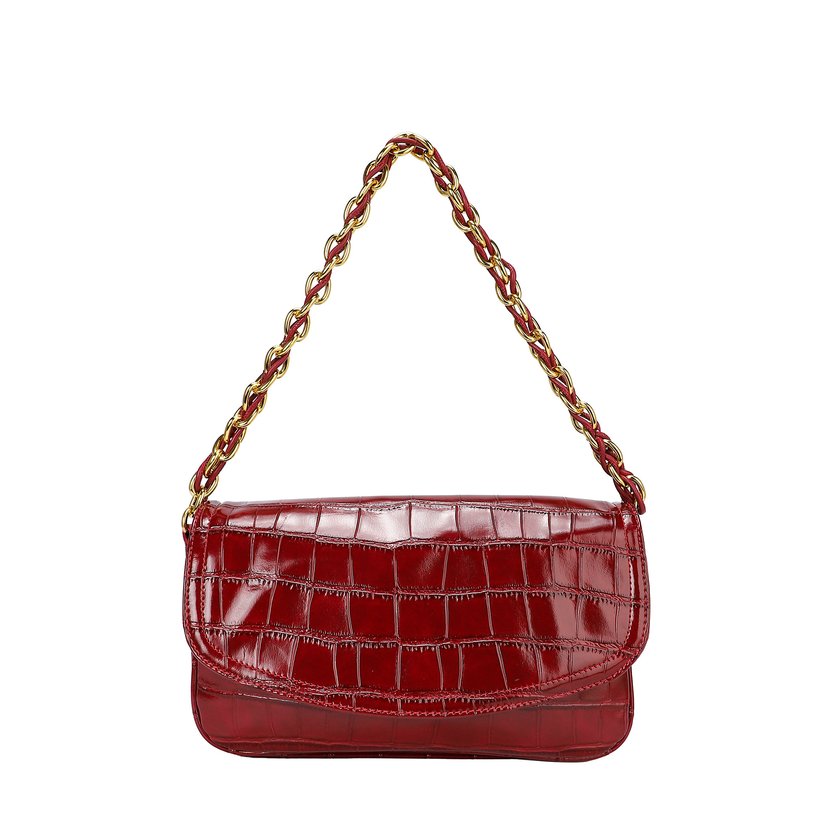 Sac à main à bandoulière en vernis
