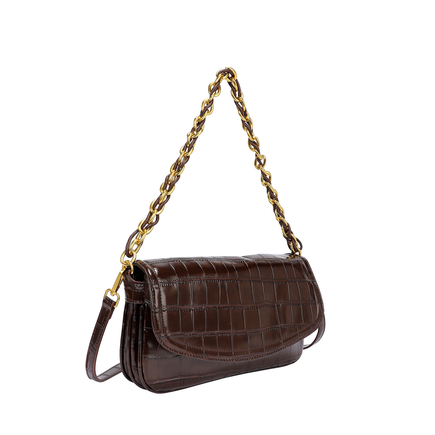 Borsa a tracolla in vernice