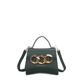 Sac à bandoulière avec détails dorés