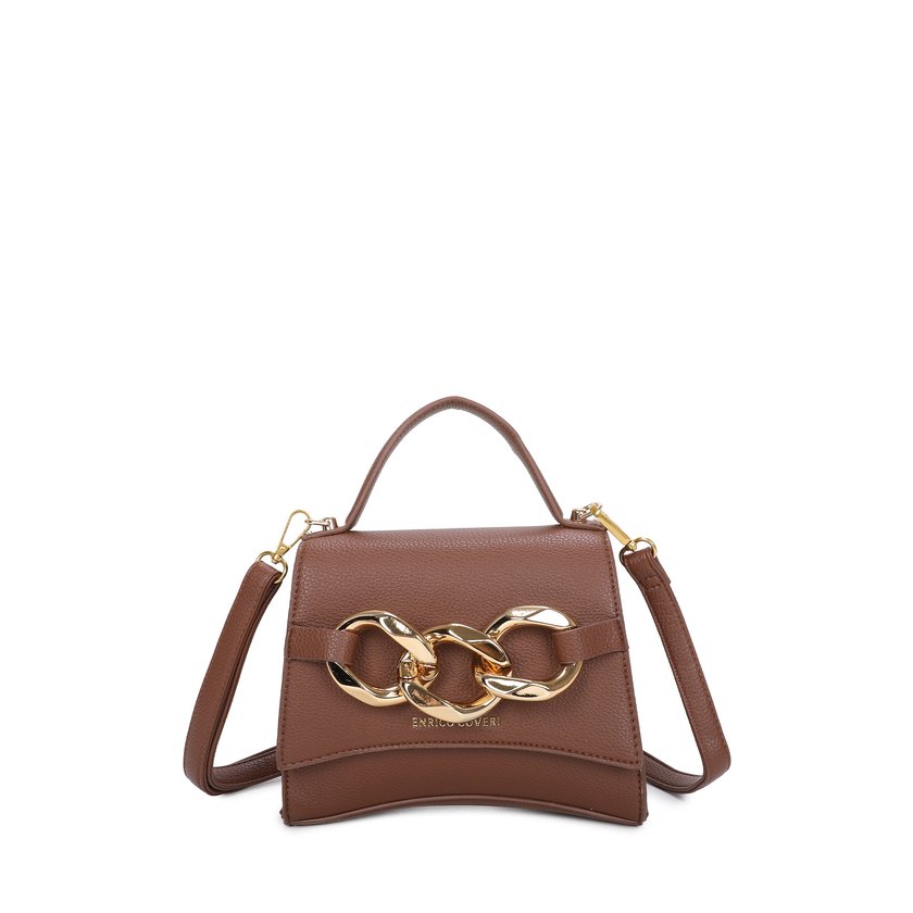 Sac à bandoulière avec détails dorés