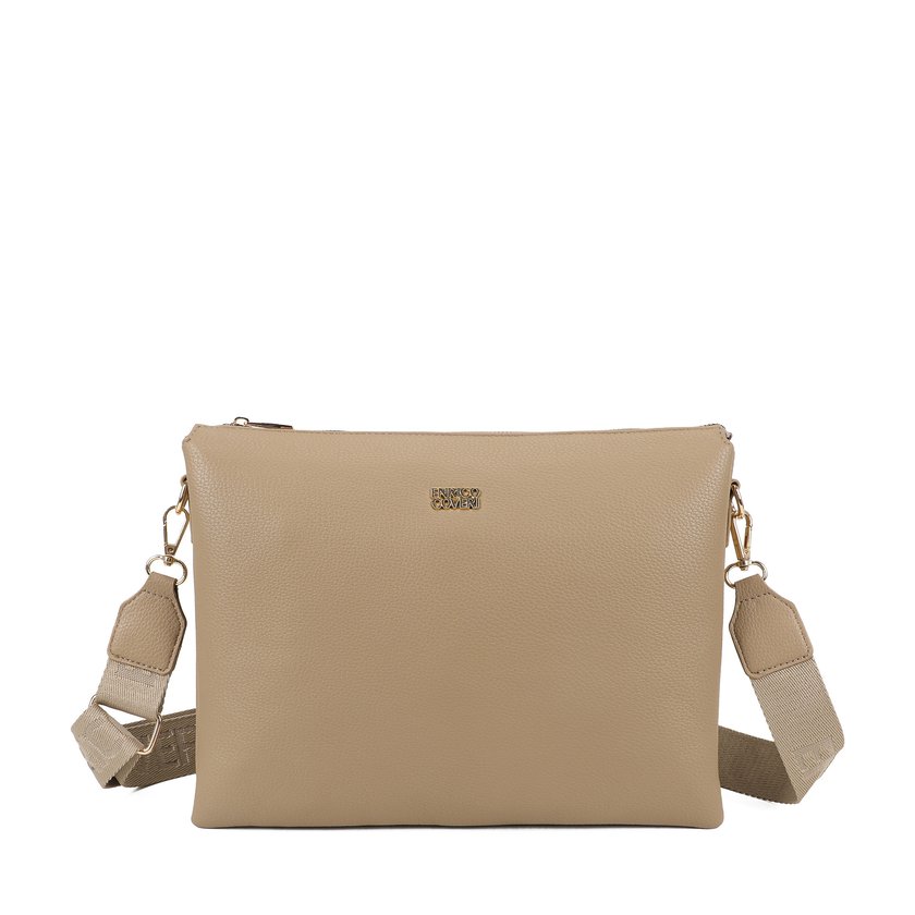 Bolso bandolera con correa ancha