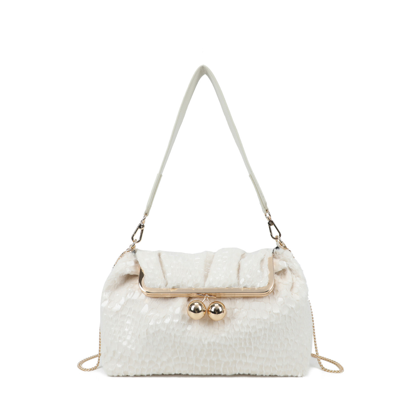 Borsa a tracolla in vernice