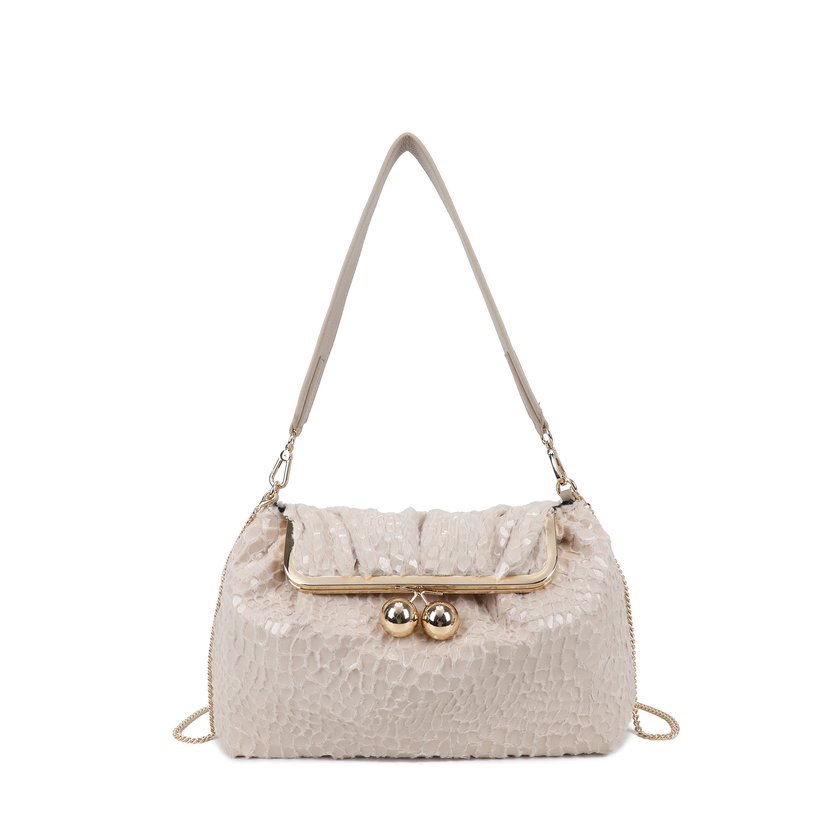 Sac à main à bandoulière en vernis