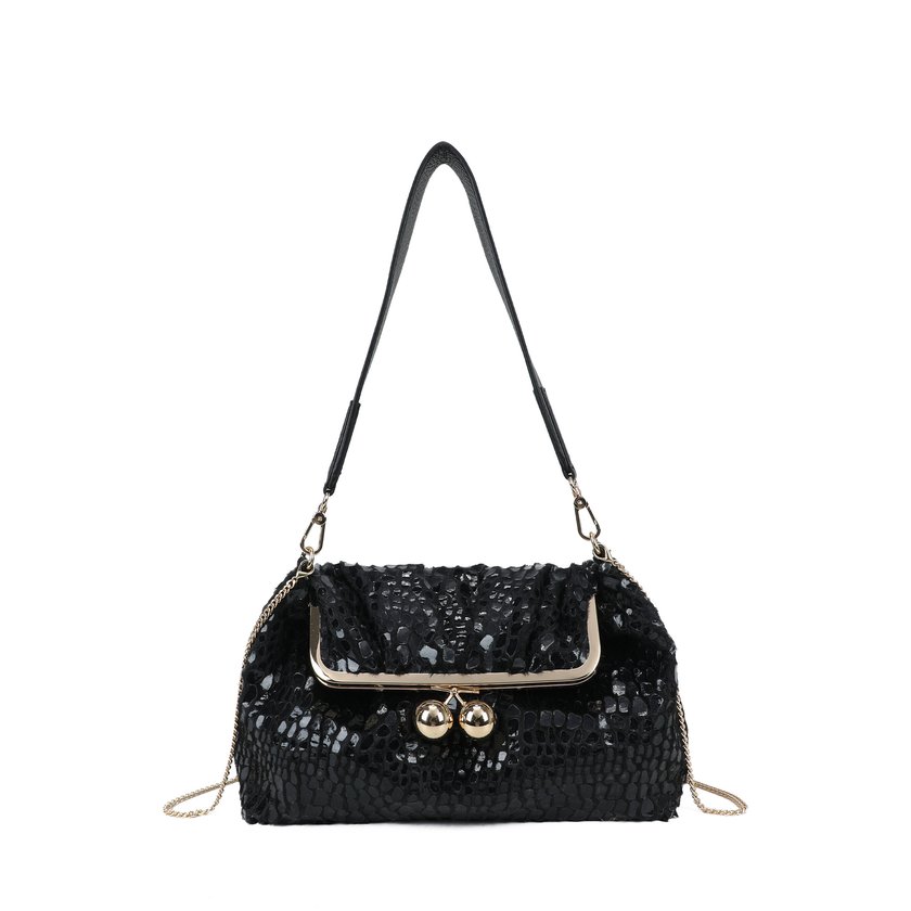 Sac à main à bandoulière en vernis