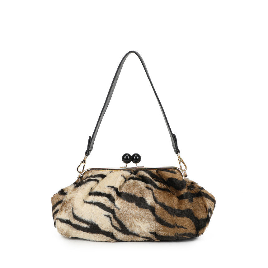 Borsa a tracolla stampa animale