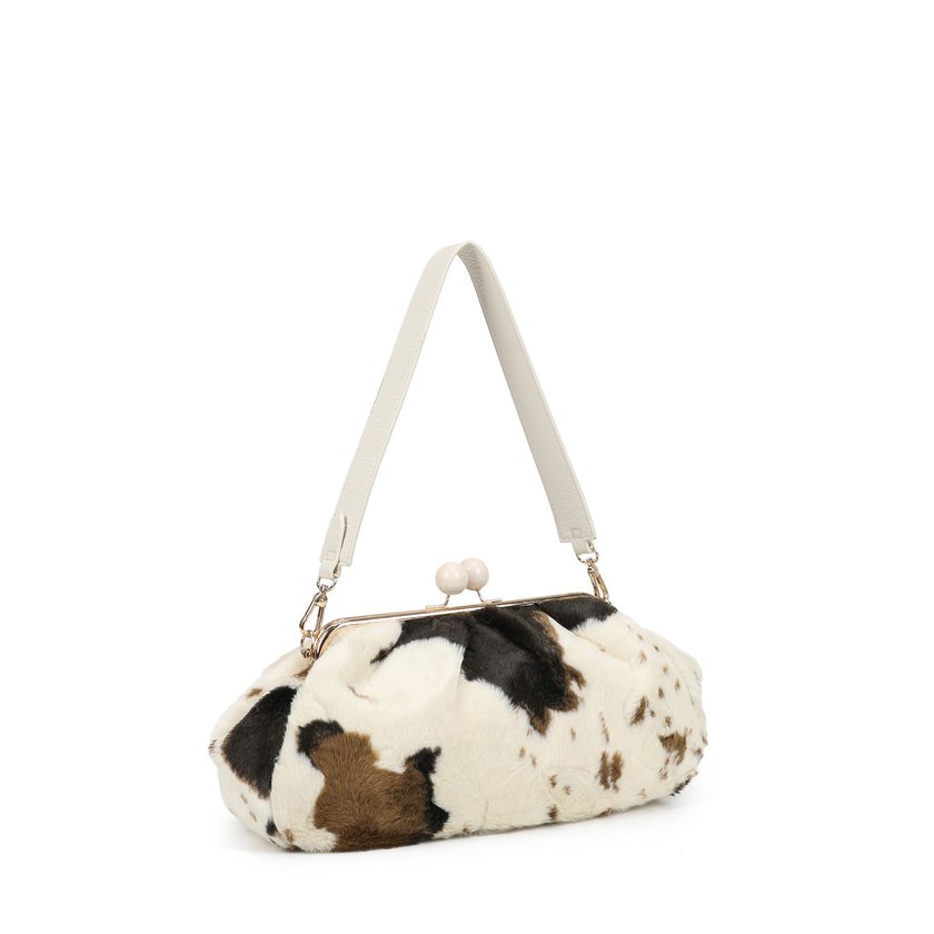Bolso de hombro estampado animal