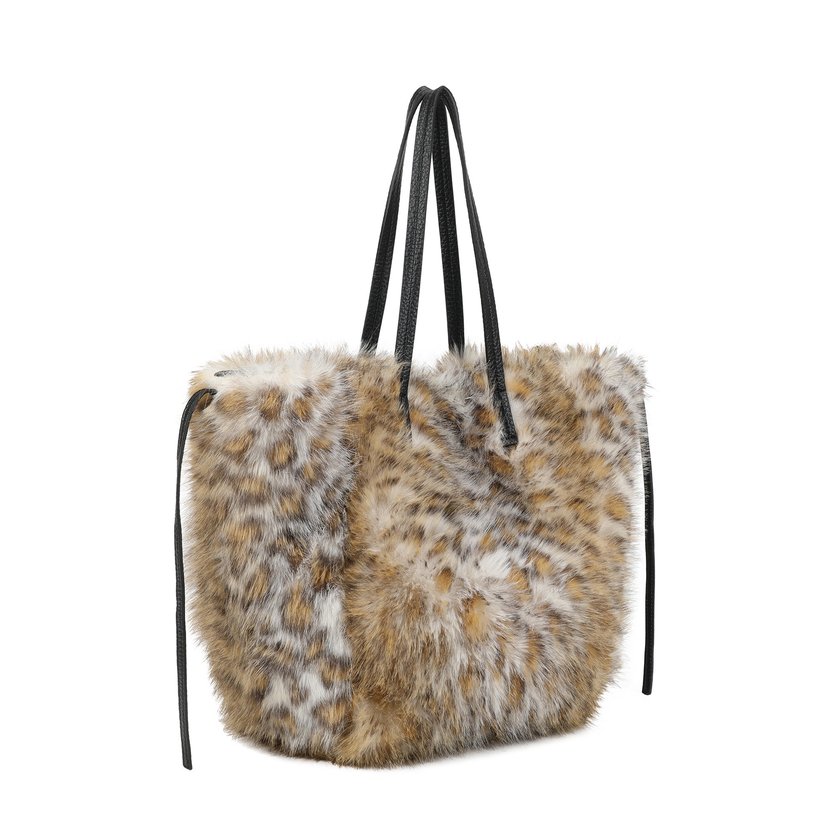 Bolso Shopper con estampado animal