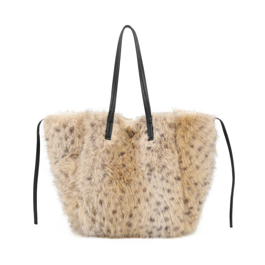 Borsa Shopper con stampa animale