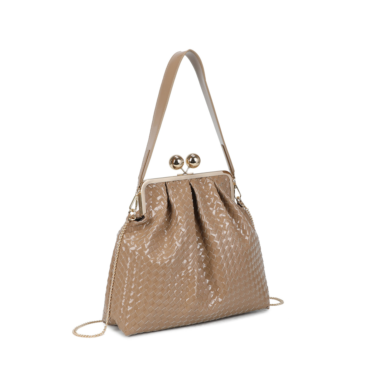 Patent Leather Shoulder Bag