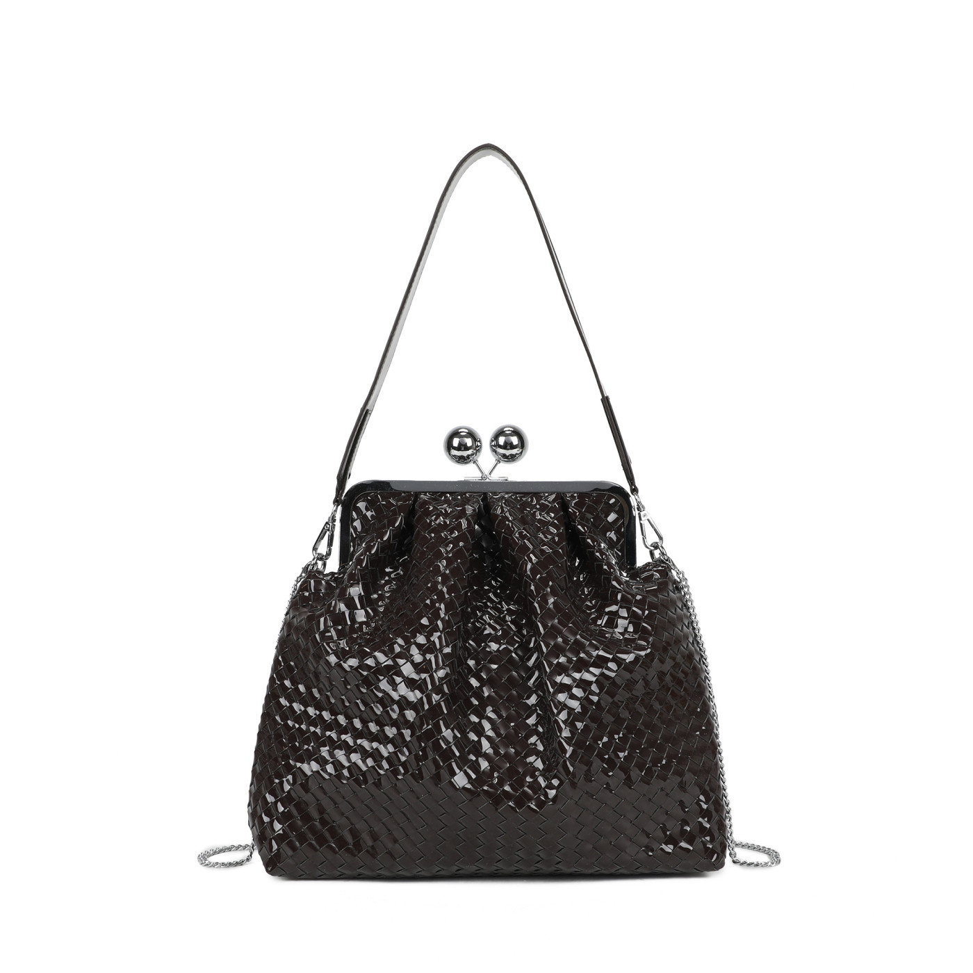 Patent Leather Shoulder Bag