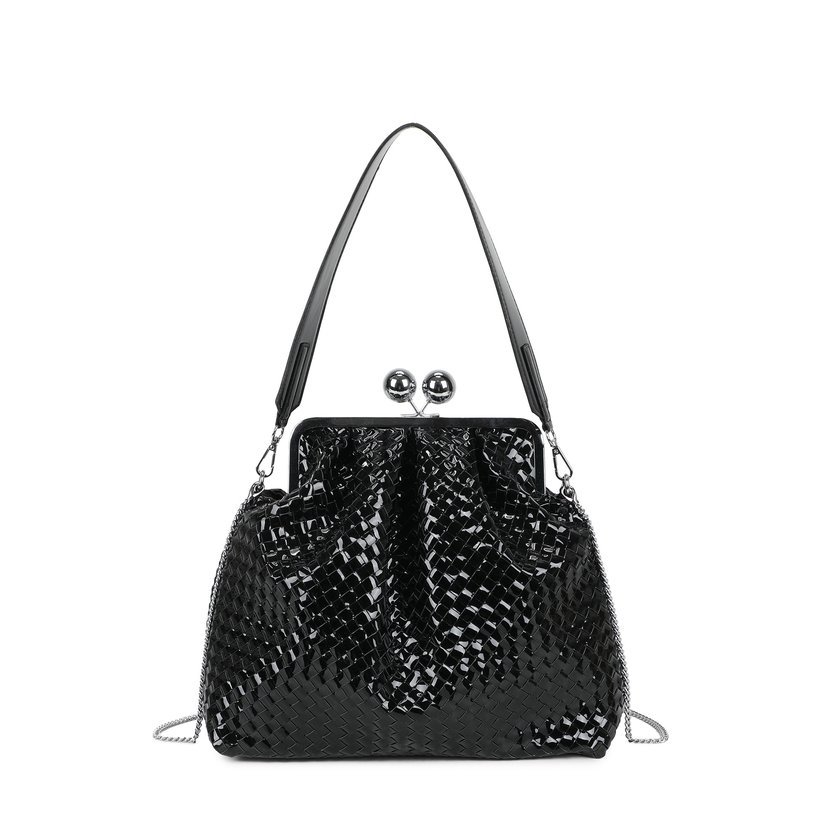 Sac à main à bandoulière en vernis