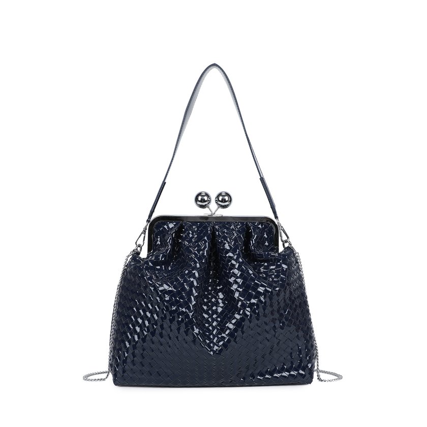 Sac à main à bandoulière en vernis