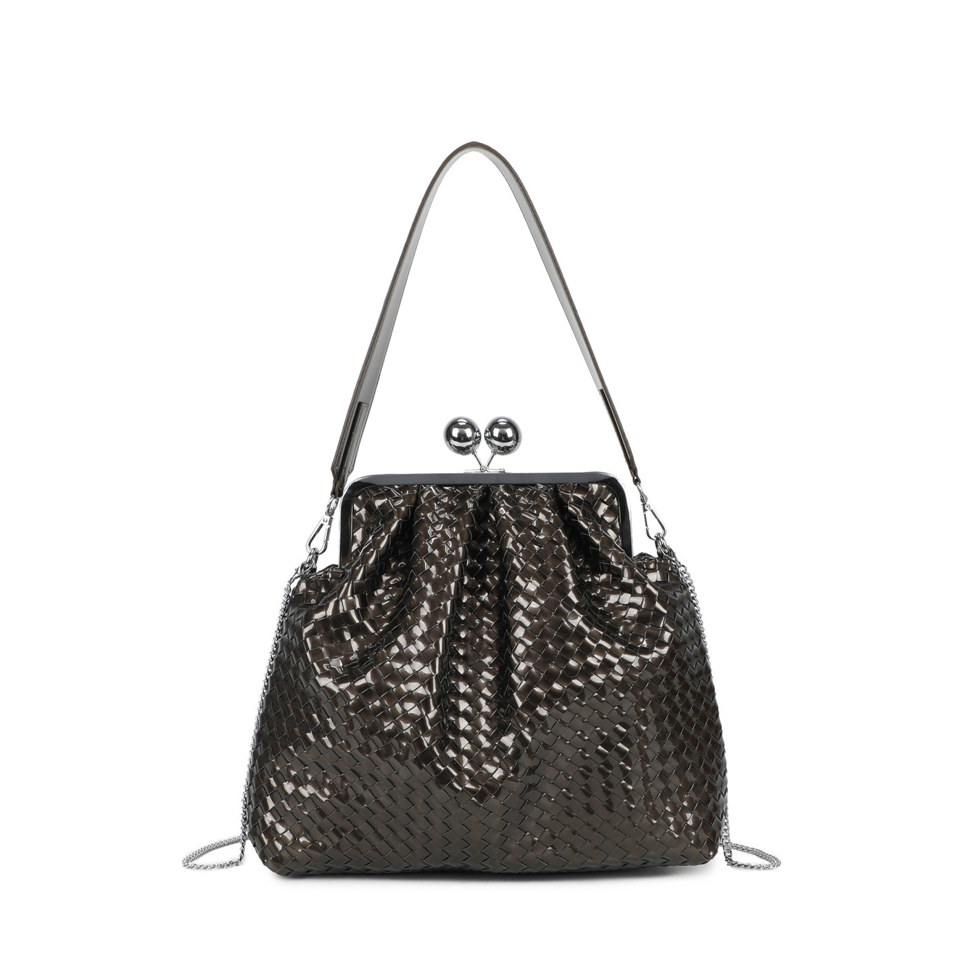 Patent Leather Shoulder Bag