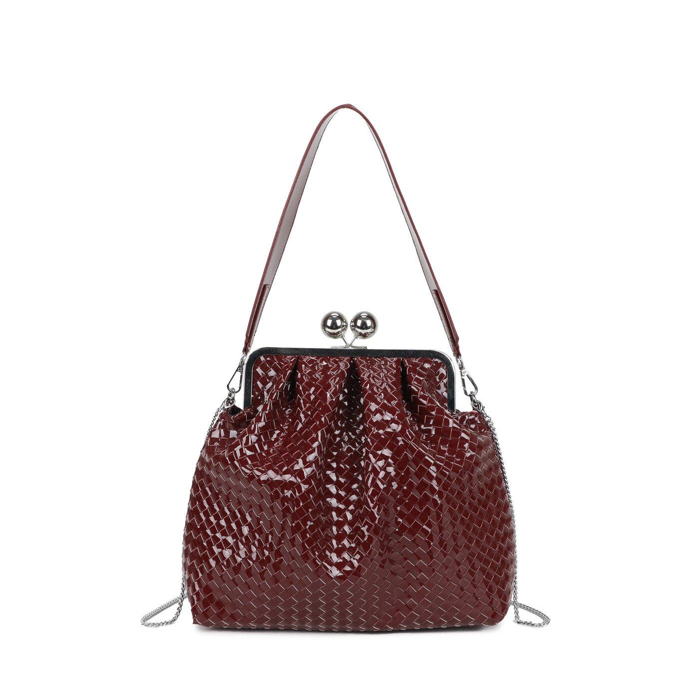 Patent Leather Shoulder Bag
