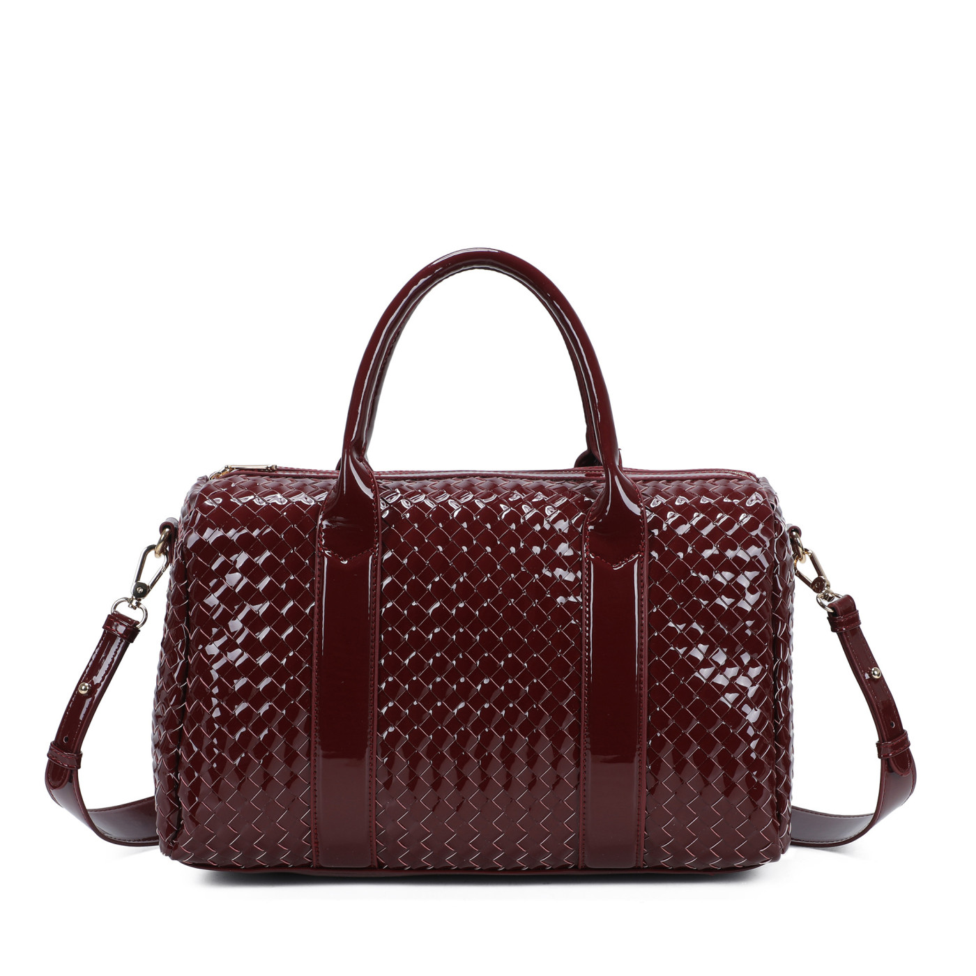 Sac à main Shopper en vernis et détails