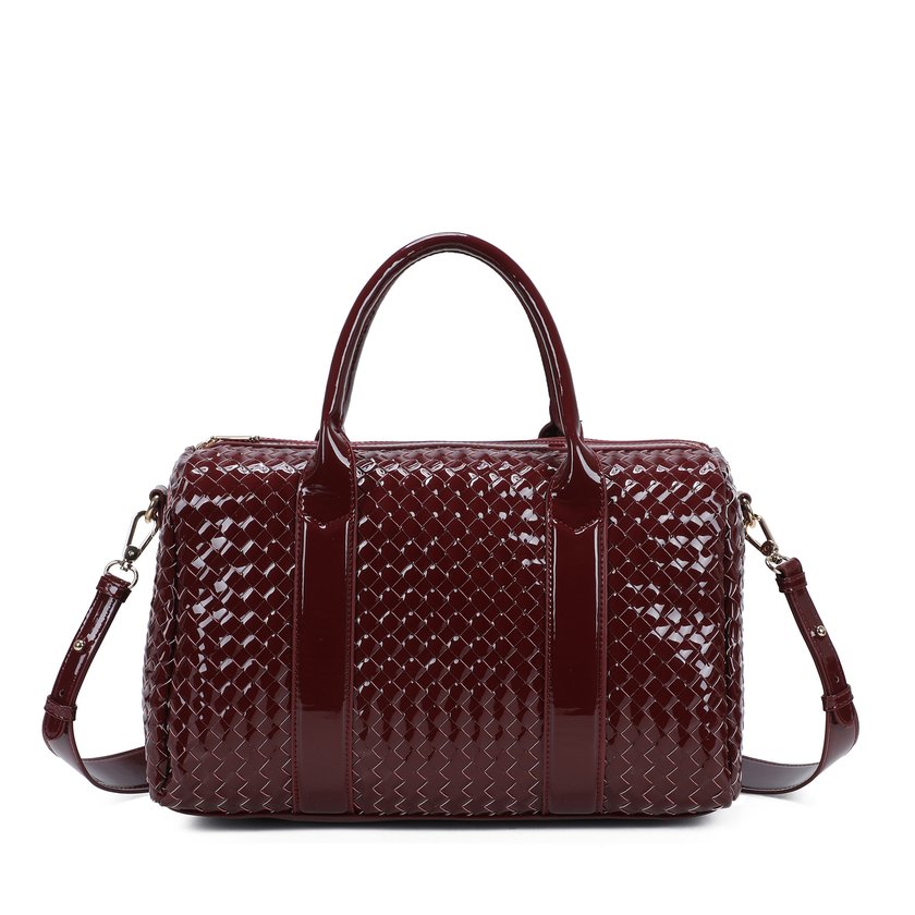 Sac à main Shopper en vernis et détails