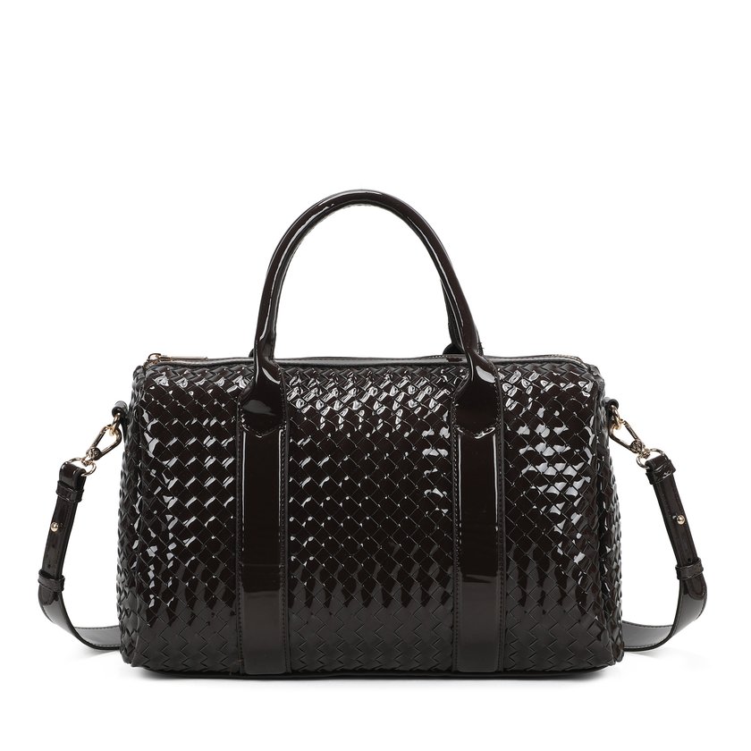 Sac à main Shopper en vernis et détails