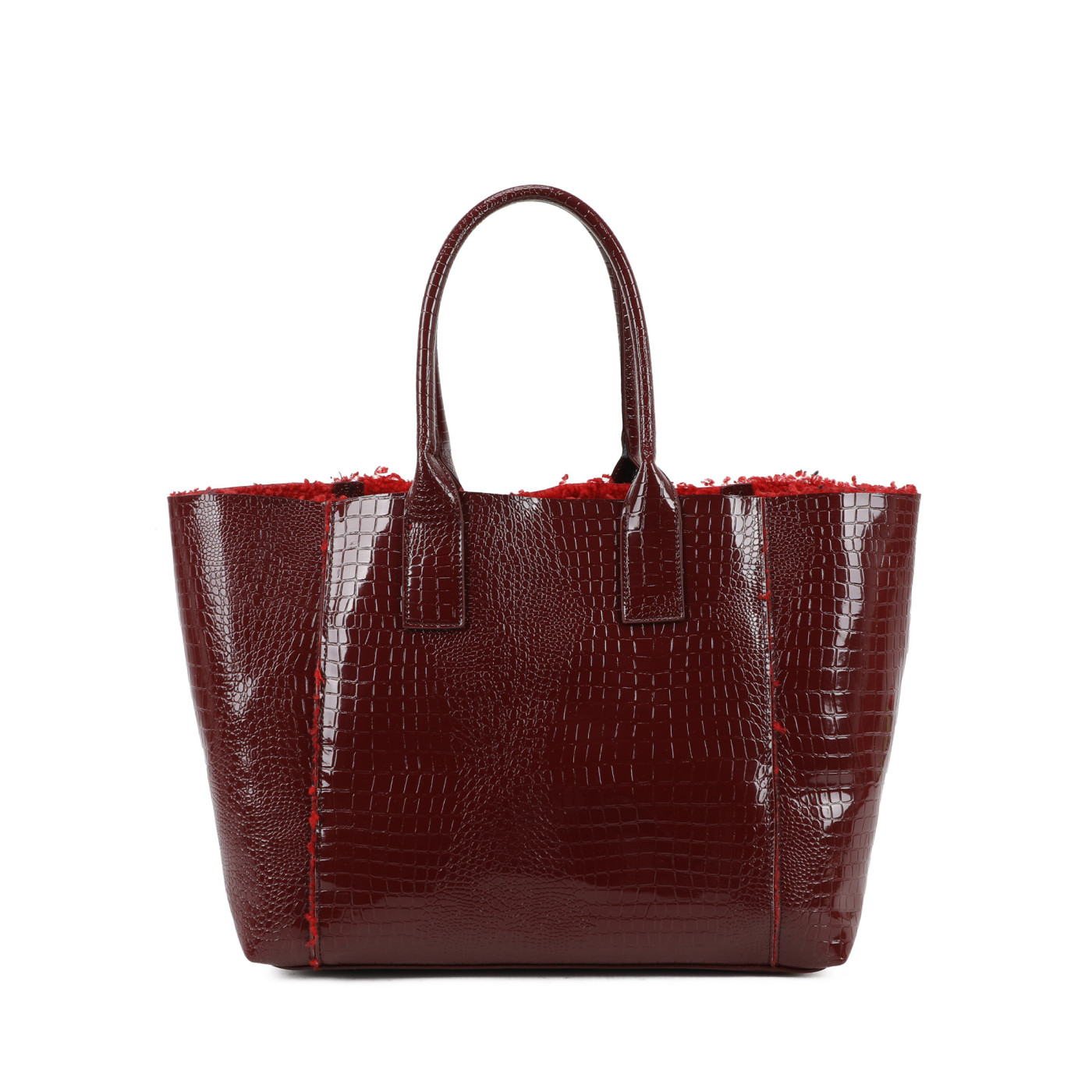 Patent Leather Shopper Bag