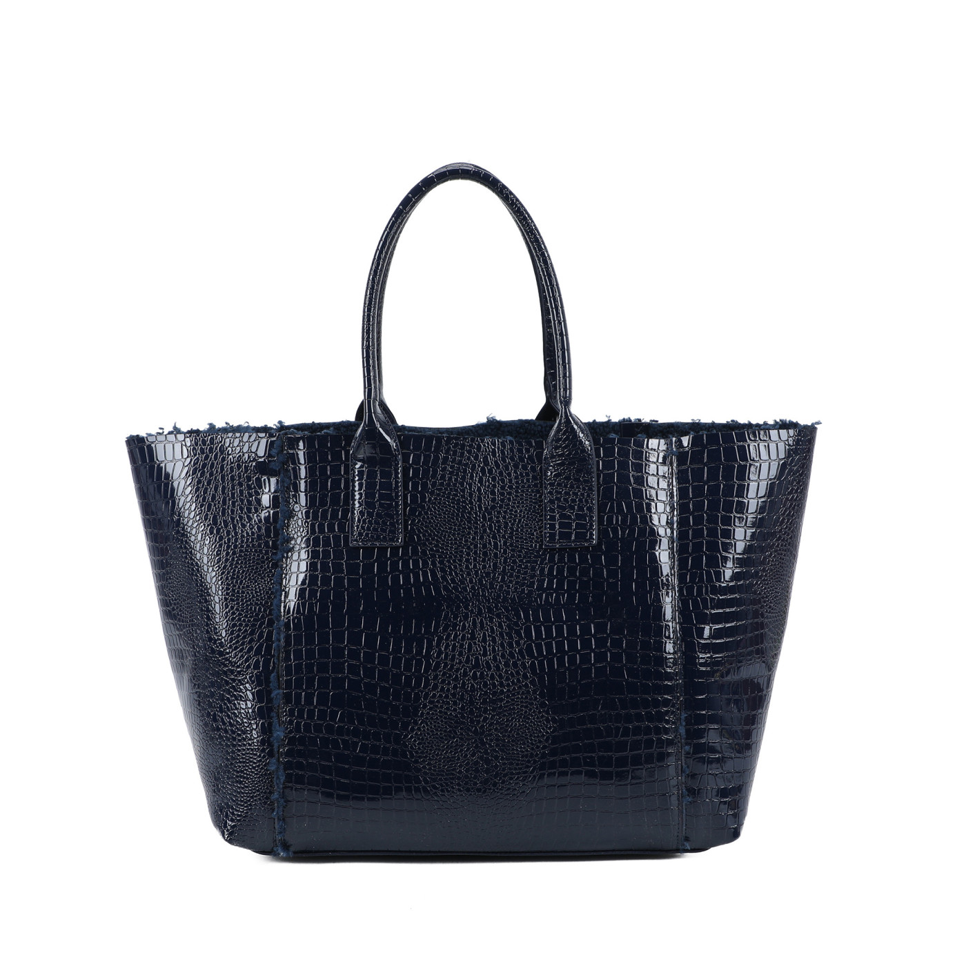 Patent Leather Shopper Bag
