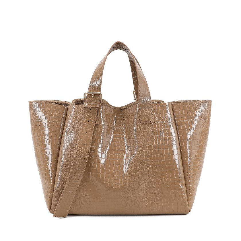 Sac à main Shopper en vernis