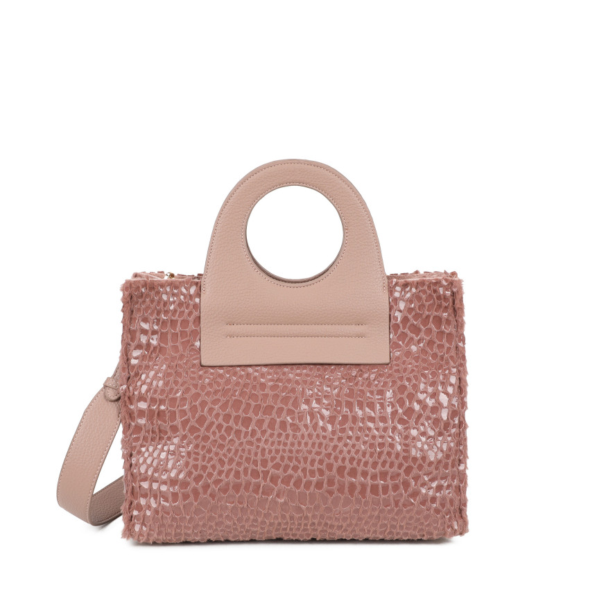 Borsa Shopper in vernice