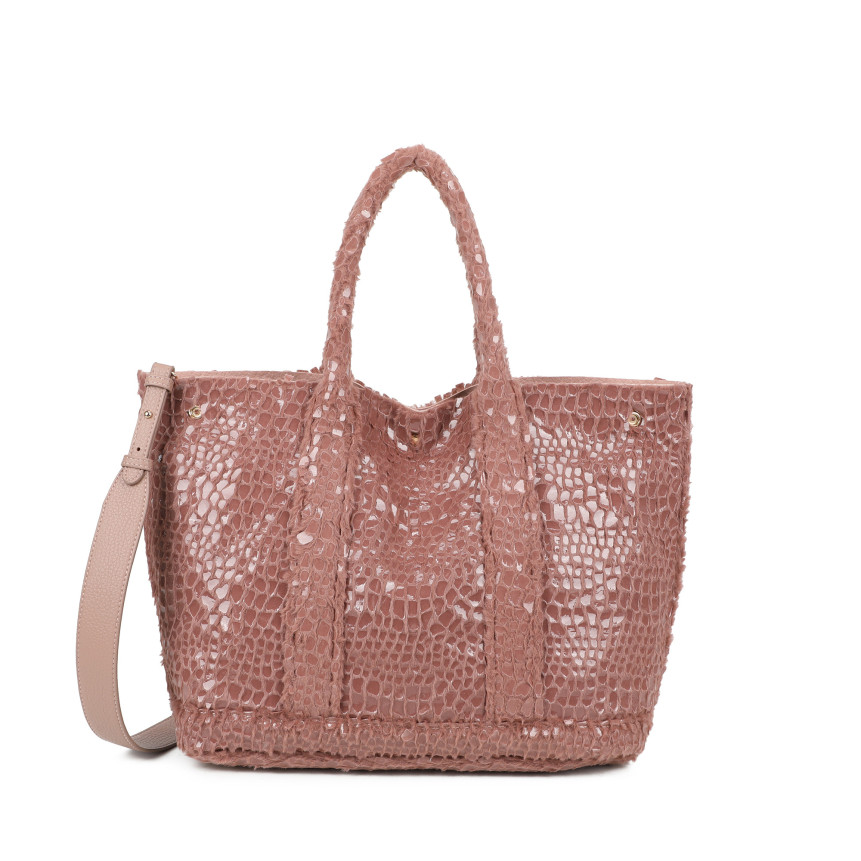 Borsa Shopper in vernice