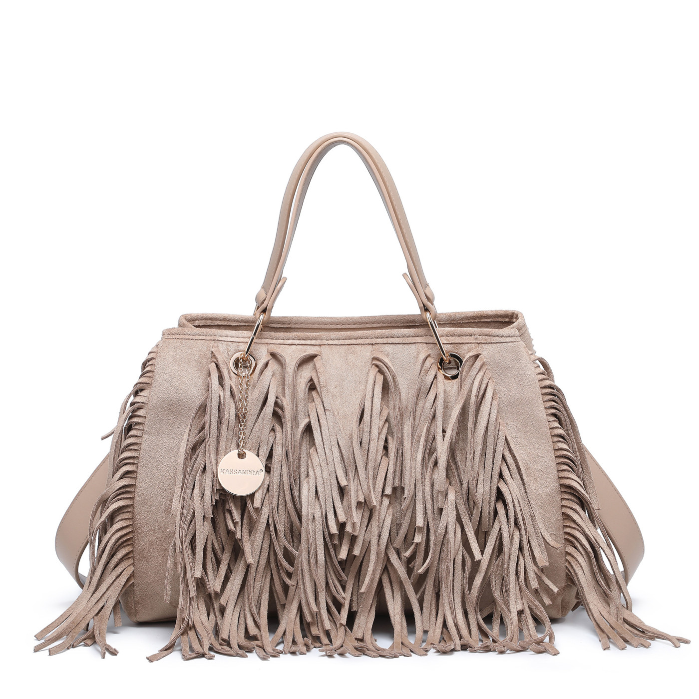 Shopper Bag with Fringes