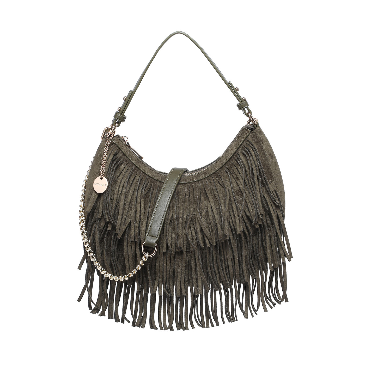 Shoulder Bag with Fringes