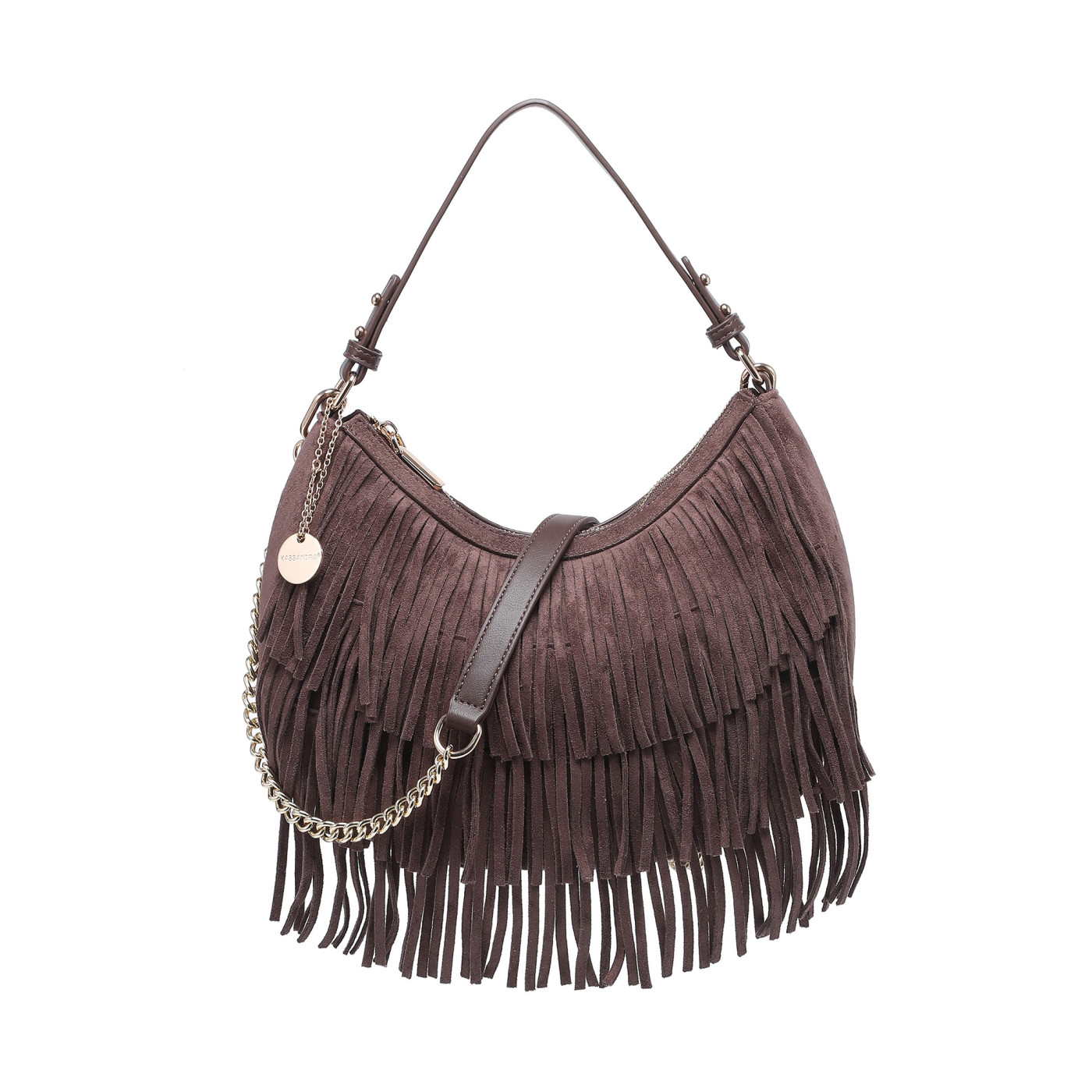 Shoulder Bag with Fringes