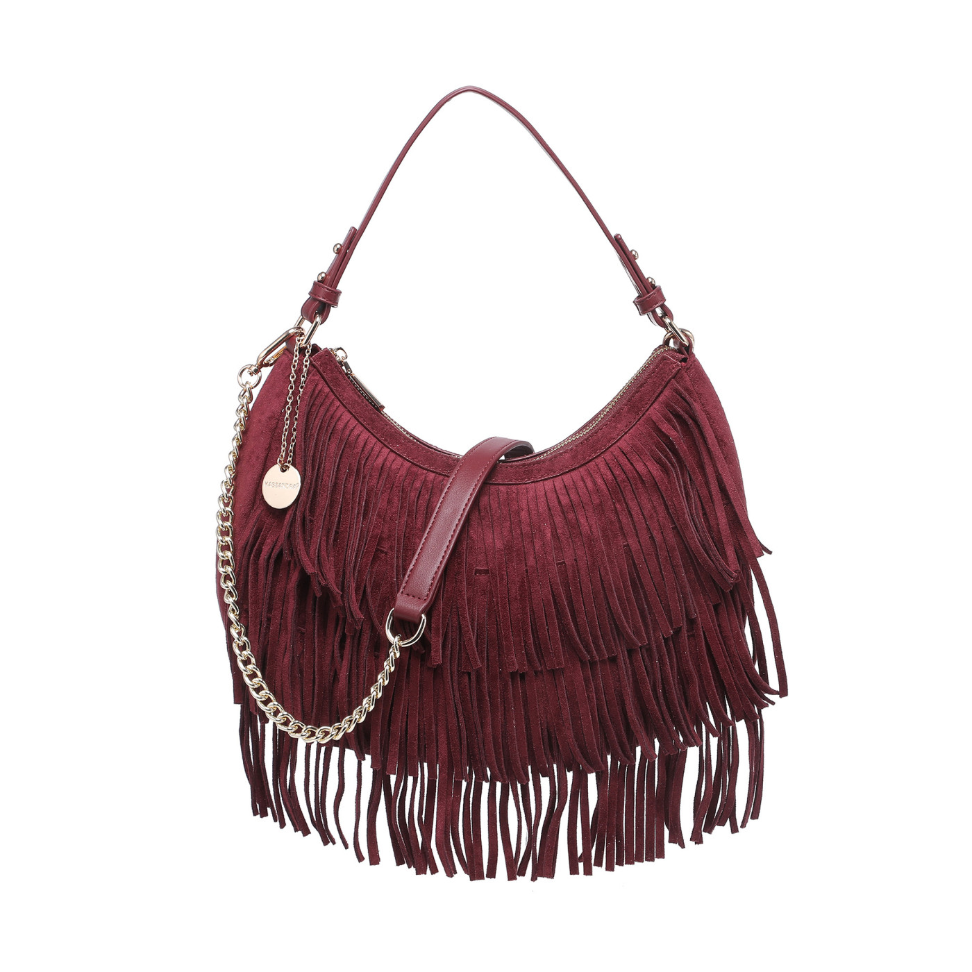 Shoulder Bag with Fringes