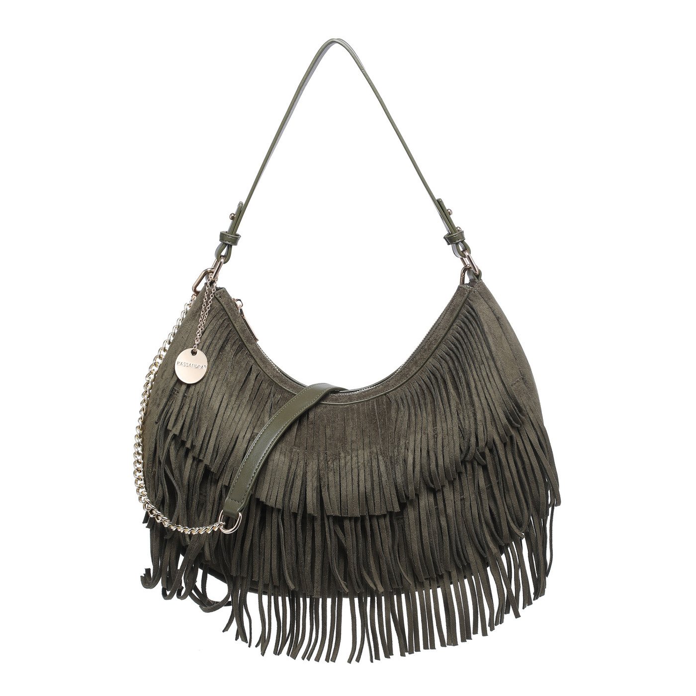 Shoulder Bag with Fringes