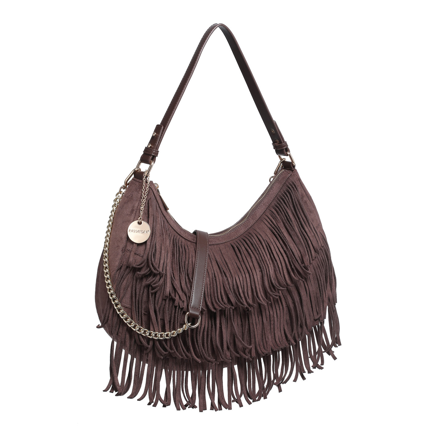 Shoulder Bag with Fringes