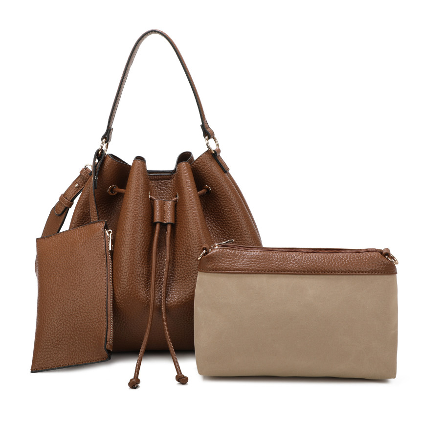 Sac à main Shopper style bonbon
