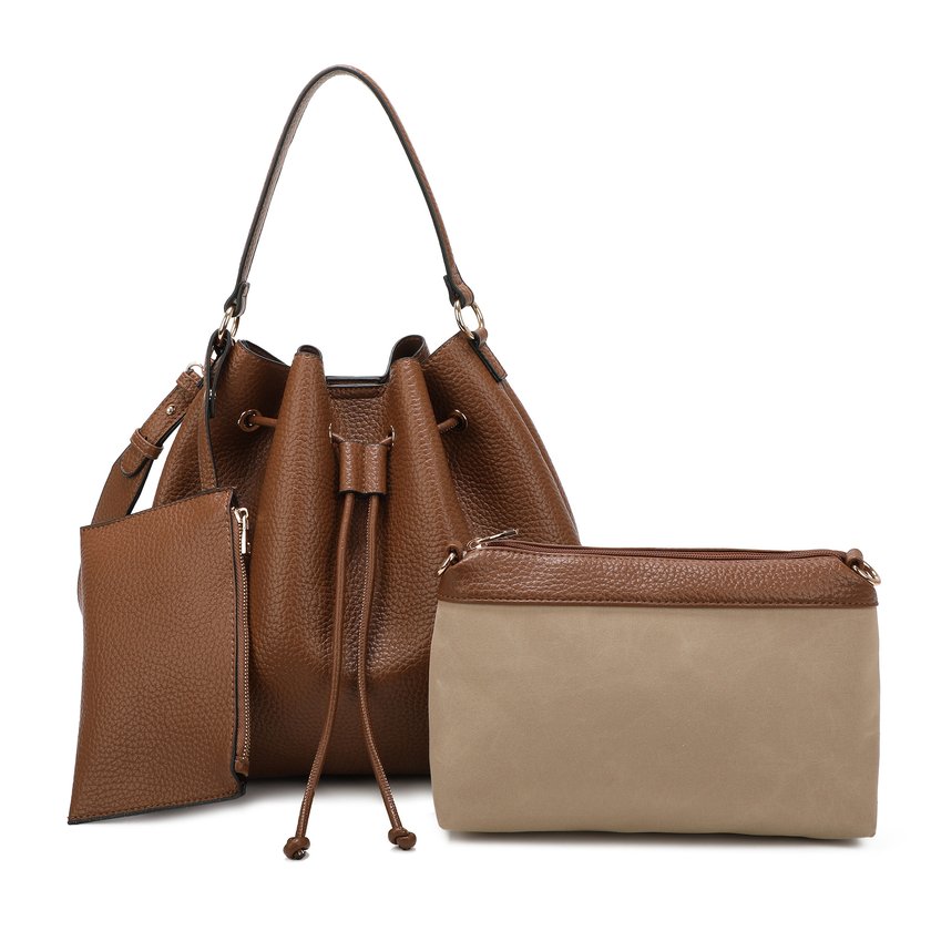 Sac à main Shopper style bonbon