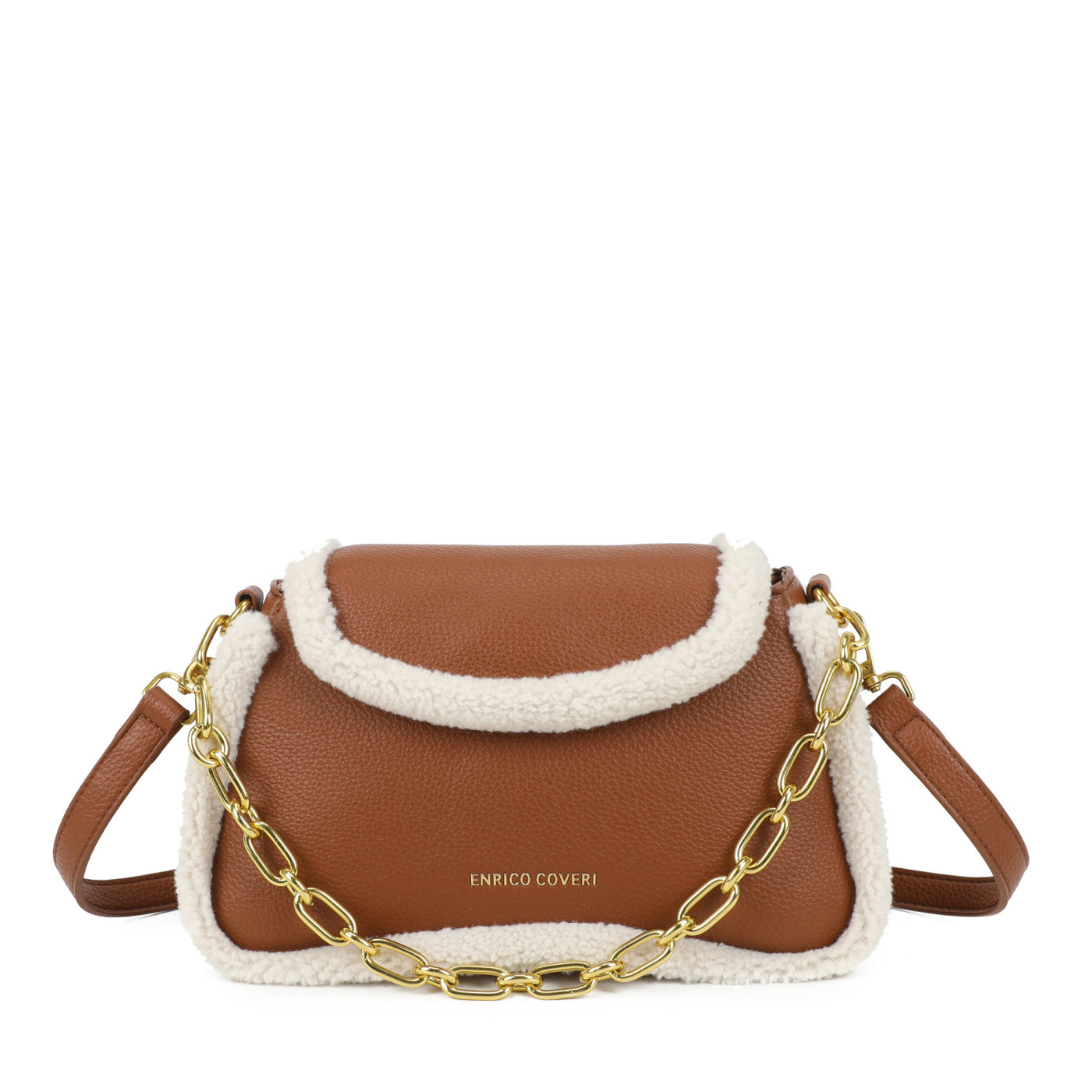 Crossbody Bag with Fur