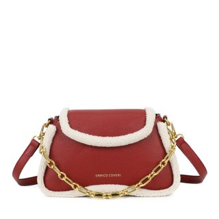 Sac à bandoulière avec fourrure