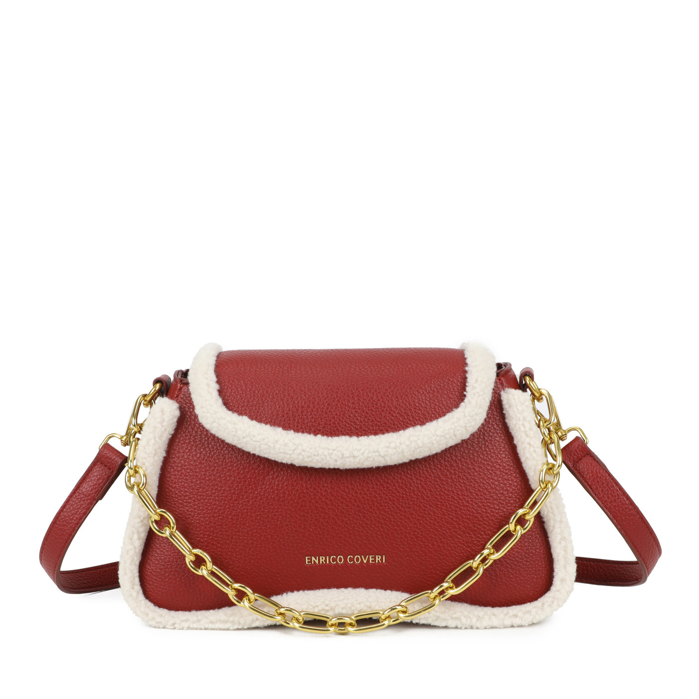 Crossbody Bag with Fur