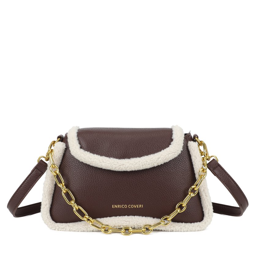 Crossbody Bag with Fur