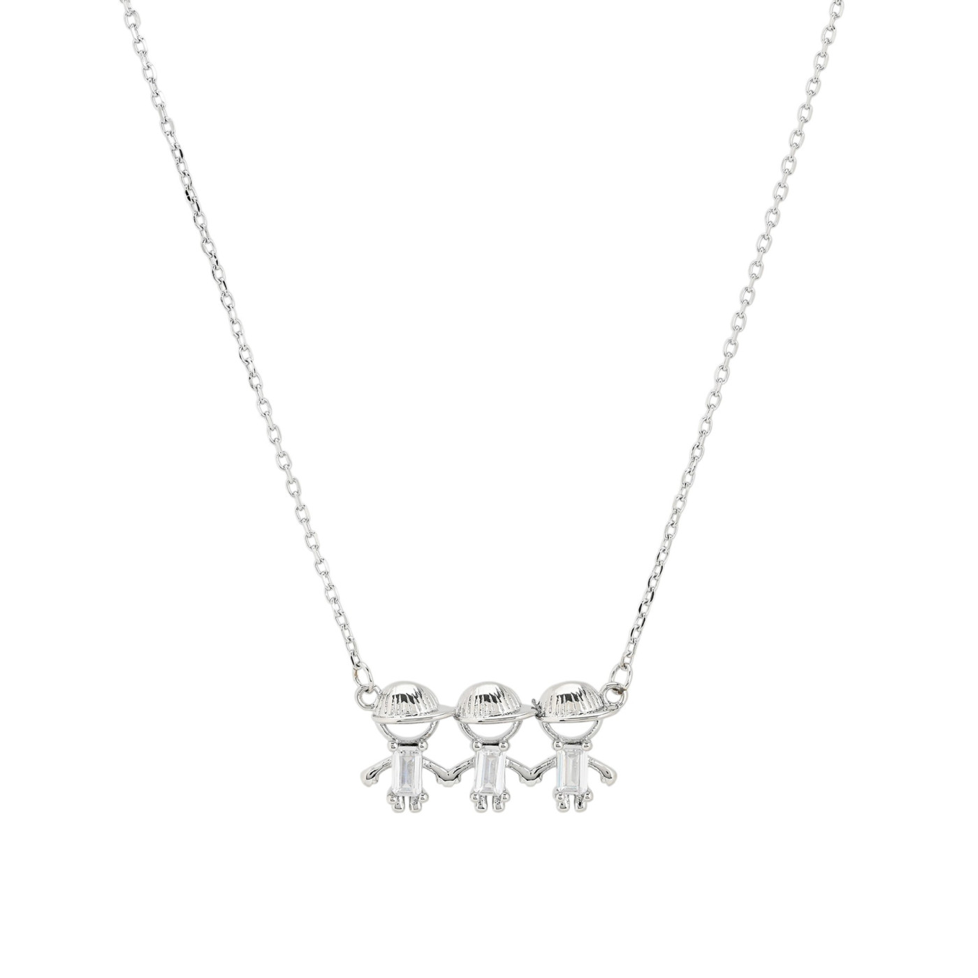 Collar BeLove con tres niños