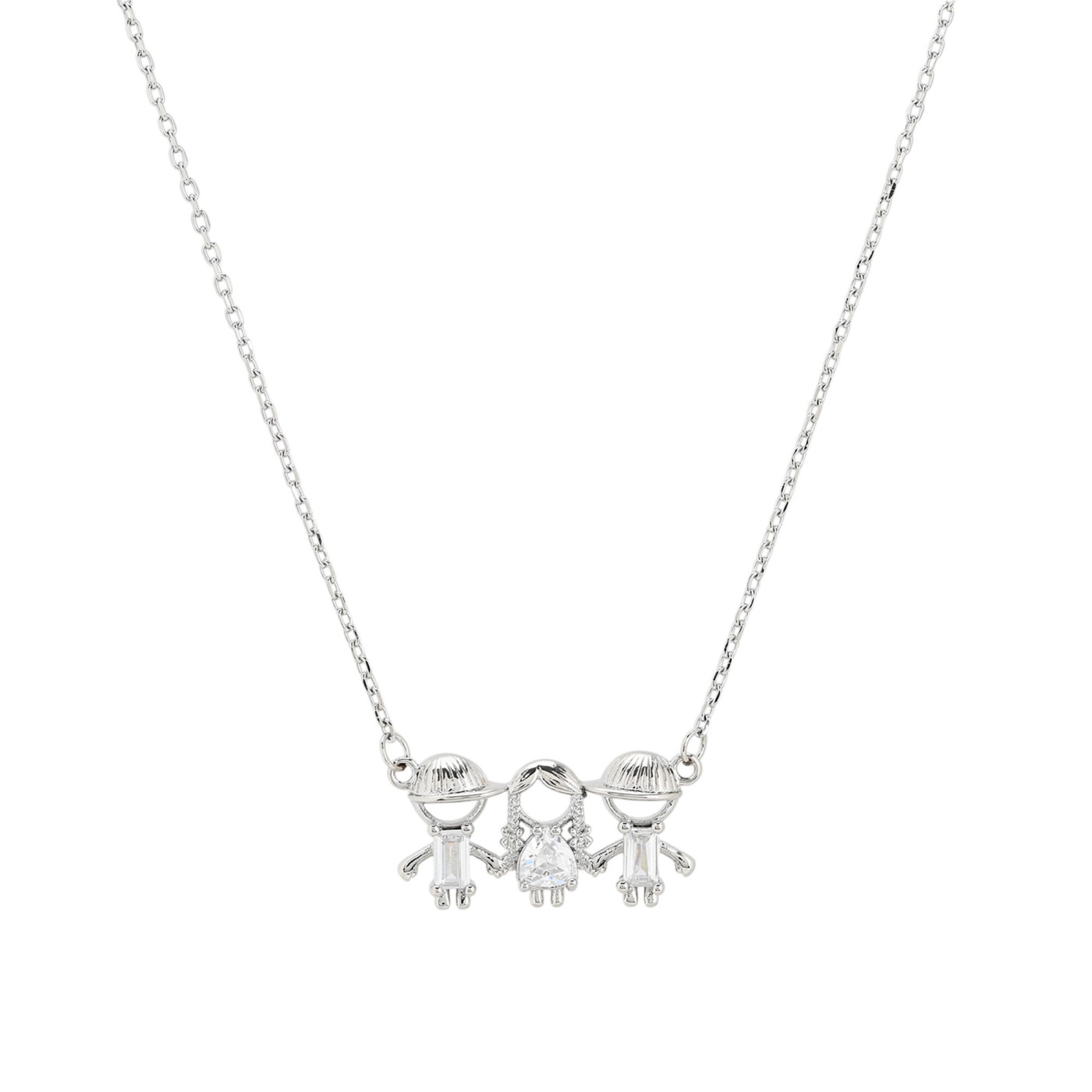 Collier BeLove avec deux garçons et une fille